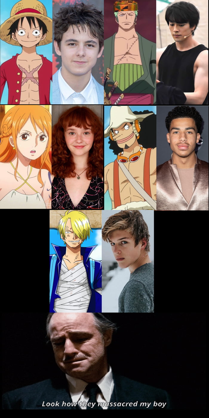 Expected actors to play in One Piece Live action by NETFLIX - 9GAG