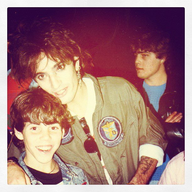 A young Steve-O meets Tommy Lee after a Motley Crue concert in Toronto ...