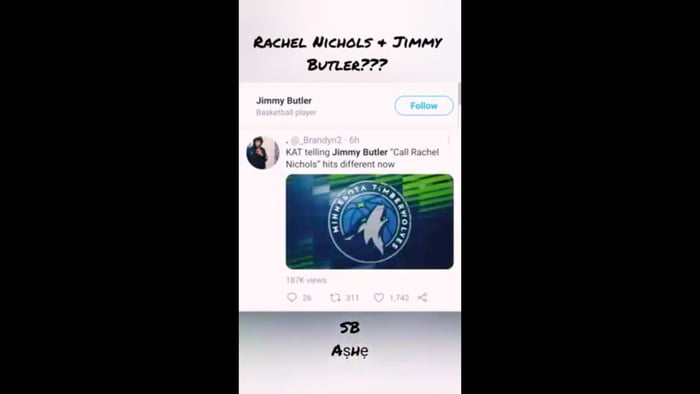 Rachel Nichols Twitter Erupts With Rumors Of Hooking Up With Jimmy