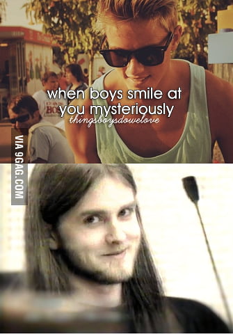 Mysterious Smile - (Varg Vikernes, \m/) - 9GAG