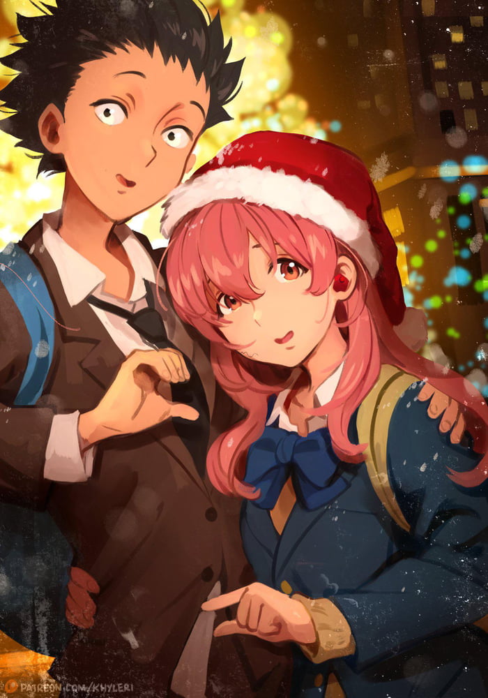 Ishida and Shoko enjoying Christmas together - 9GAG