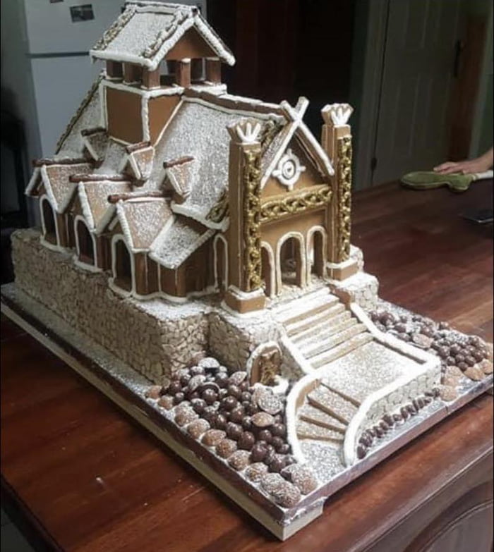 Gingerbread Golden Hall Of Edoras 9GAG