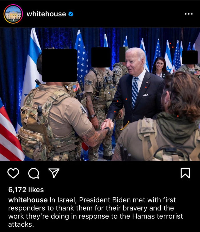 White House Accidentally Doxxes Delta Force Operators On Instagram The Original Photo Was Not