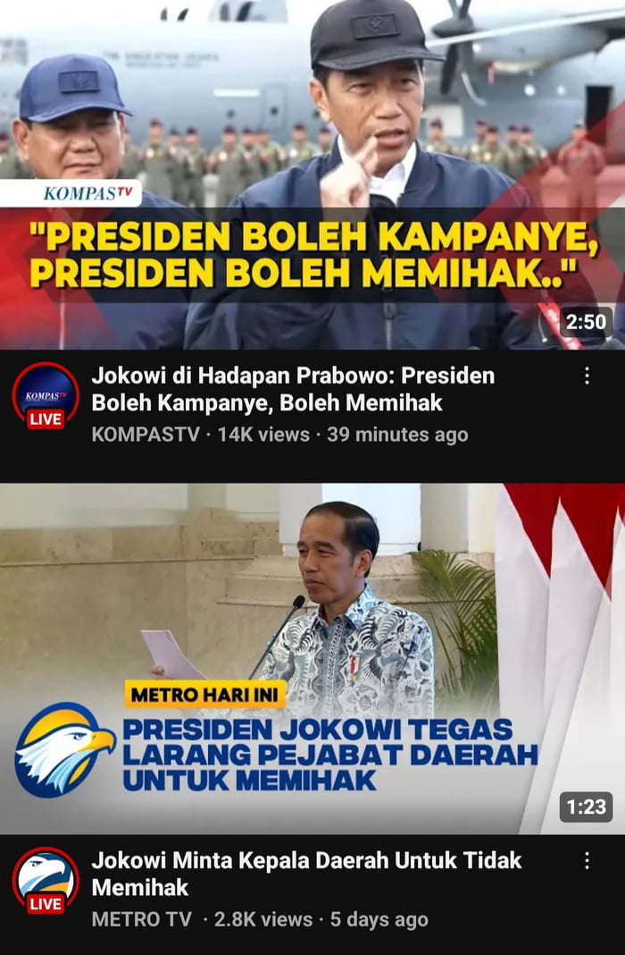 Presiden Pejabat Dan Menterinya Aja Yang Boleh. ASN Ya Jangan, Sorry ...