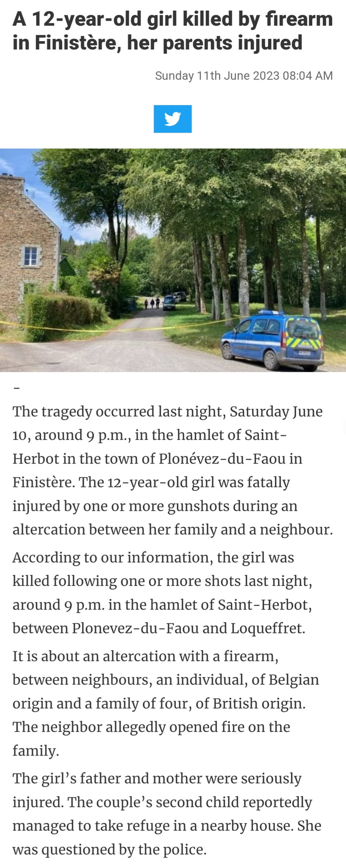 The killer is a retired Netherlands citizen of 71 yo living in France