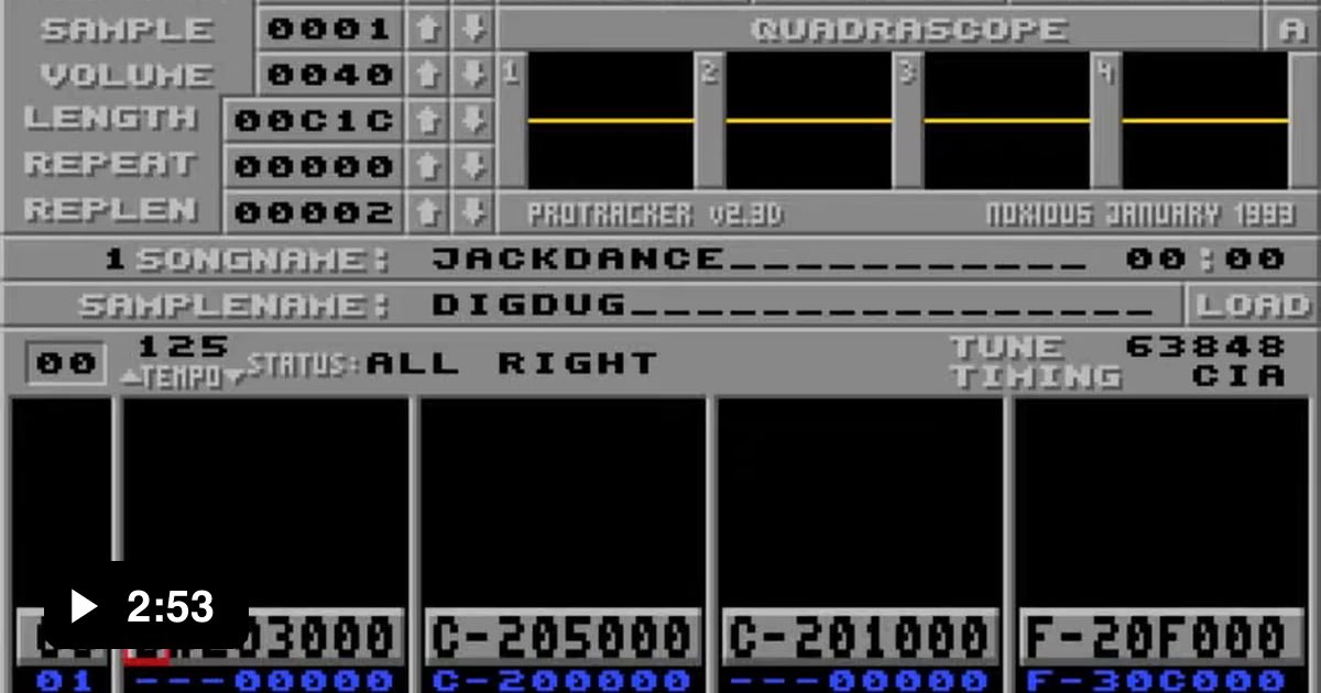 Jack Dance by Karsten Obarski (The inventor of the Soundtracker) in ...