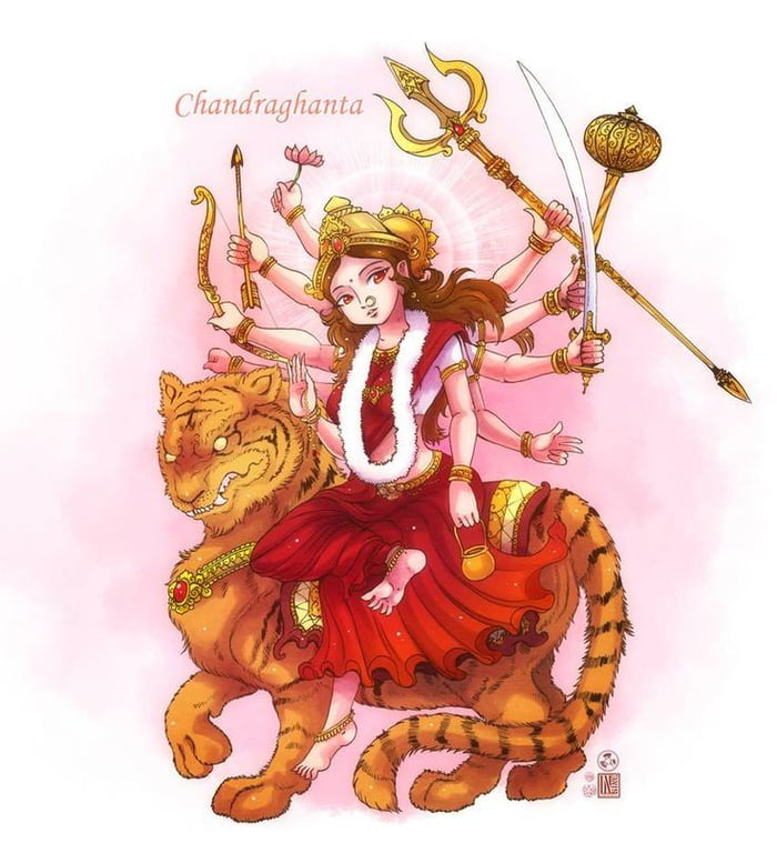 Durga is a powerful Hindu goddess known for her strength and protectio... |  TikTok