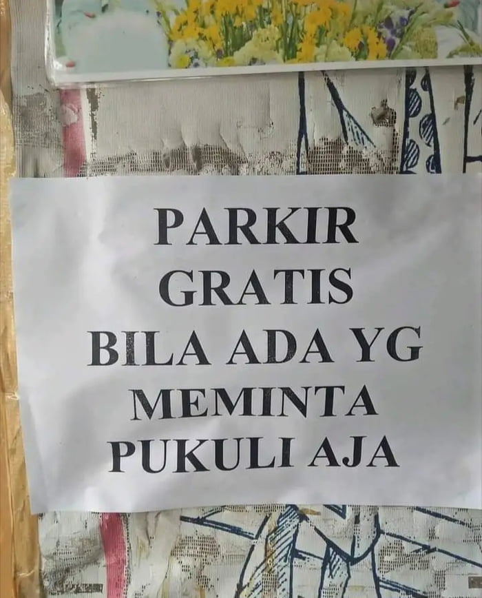 Kalau Kang Parkirnya Masih Ngotot Kasih Duit Walaupun Udah Diucapin ...