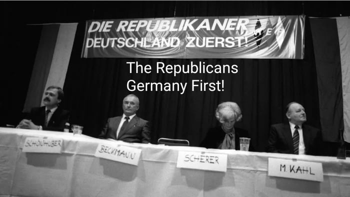 1998 election campaign from a tiny german nationalist party 9GAG