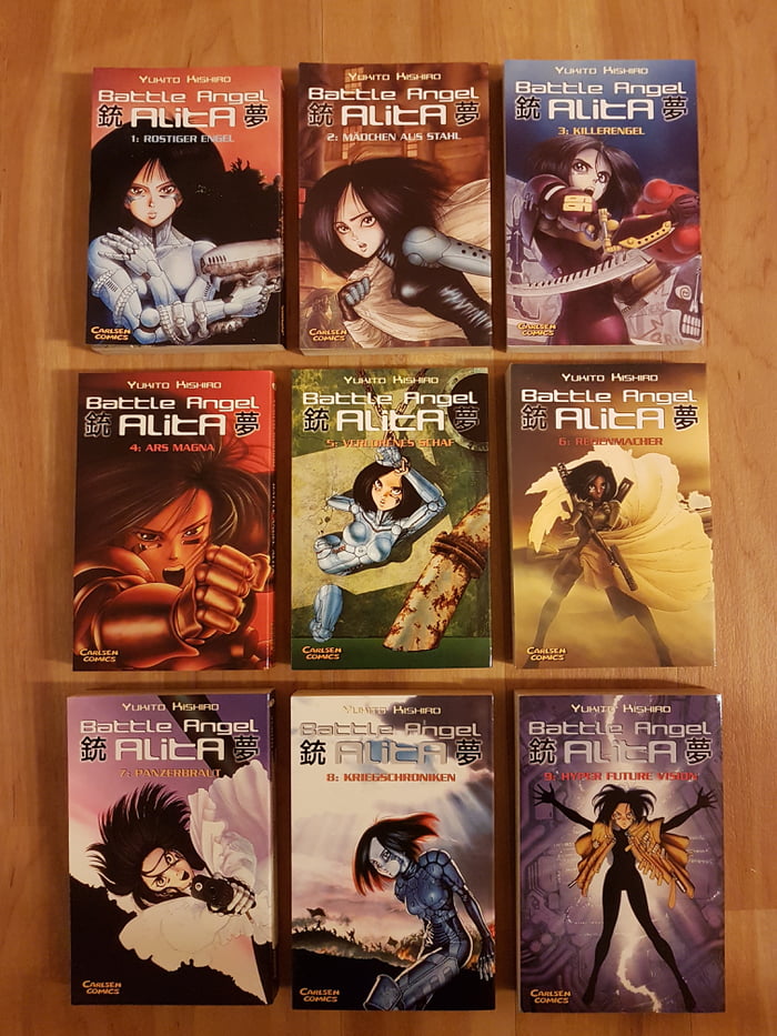 Original Battle Angel Alita By Yukito Kishiro 9gag