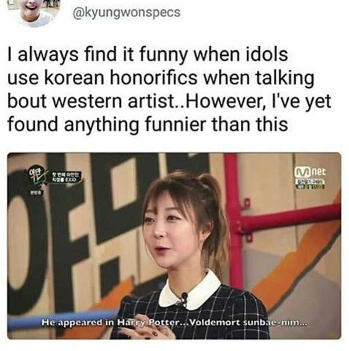 Senpai in korean