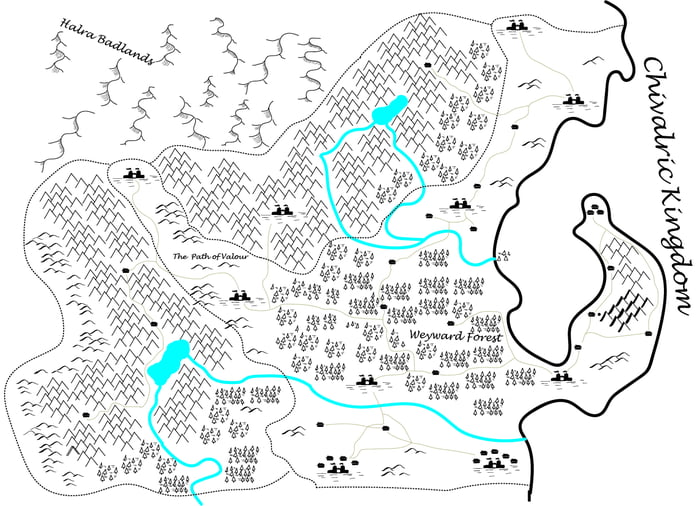 This is my first attempt at a fantasy map, would love to know what you ...