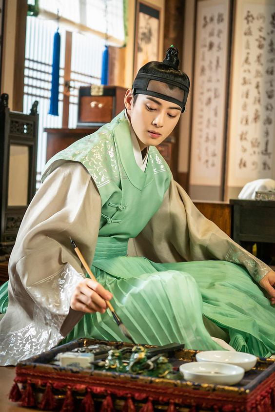 Cha Eun woo as Prince Dowon in Netflix s Rookie