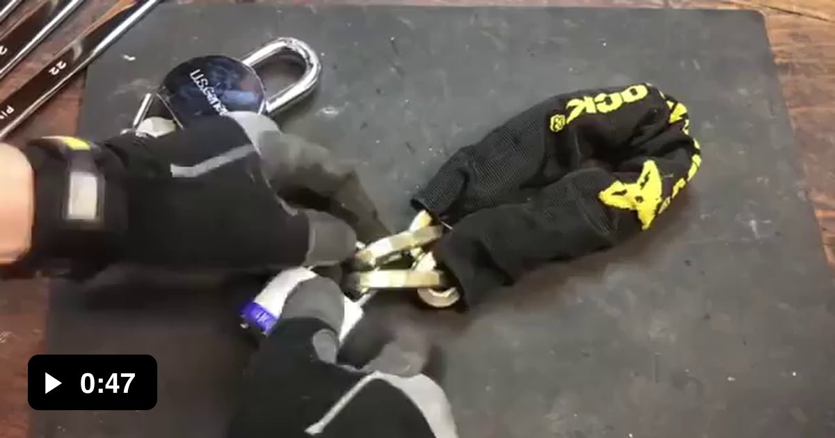 The REAL Double Wrench Method to force open a padlock, by the