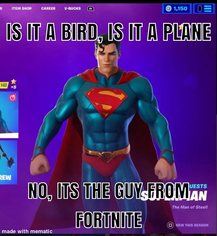 Its the guy from fortnite! 9GAG