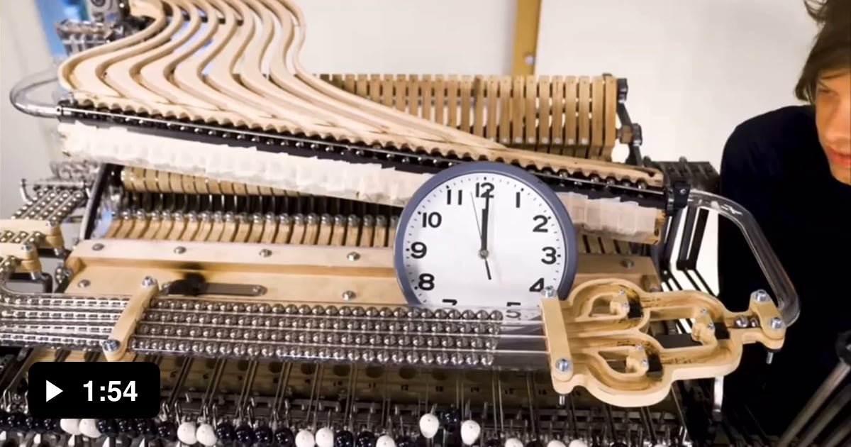 Marble Machine (MMX) “Divide By Four” test. - 9GAG