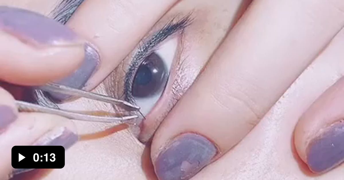 Plucking hair from tear duct 9GAG