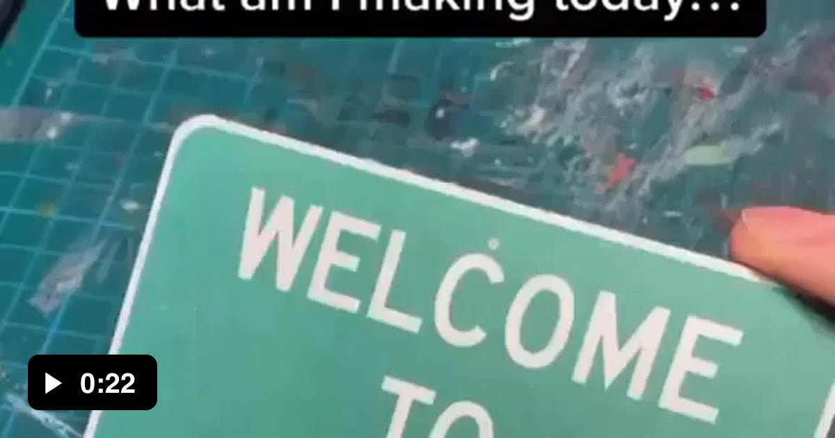 This dystopian handmade miniature sign - 9GAG