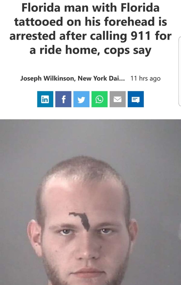 Florida man strikes again - 9GAG