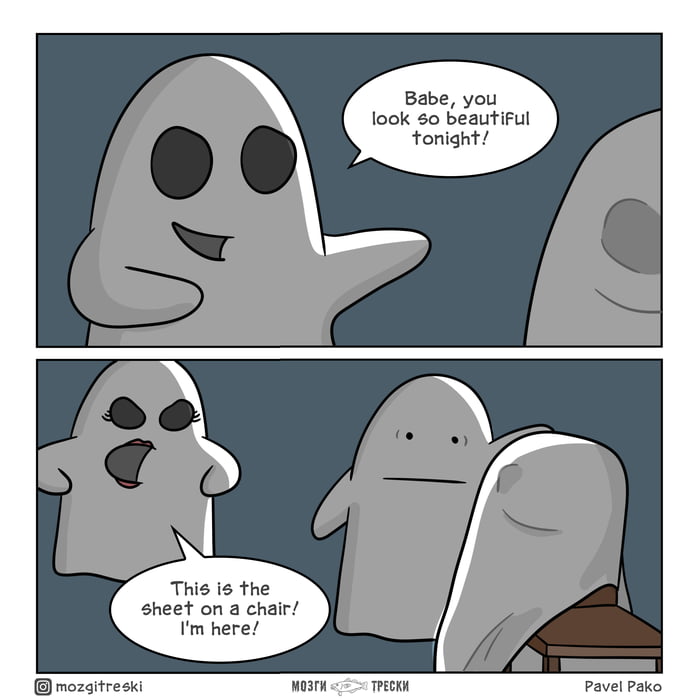 Romantic Ghost - 9GAG