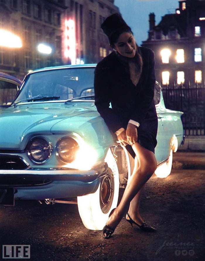 Goodyear’s illuminated tires prototype in 1961 - 9GAG