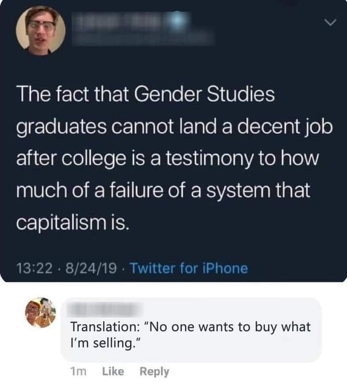 Worthless degree 9GAG