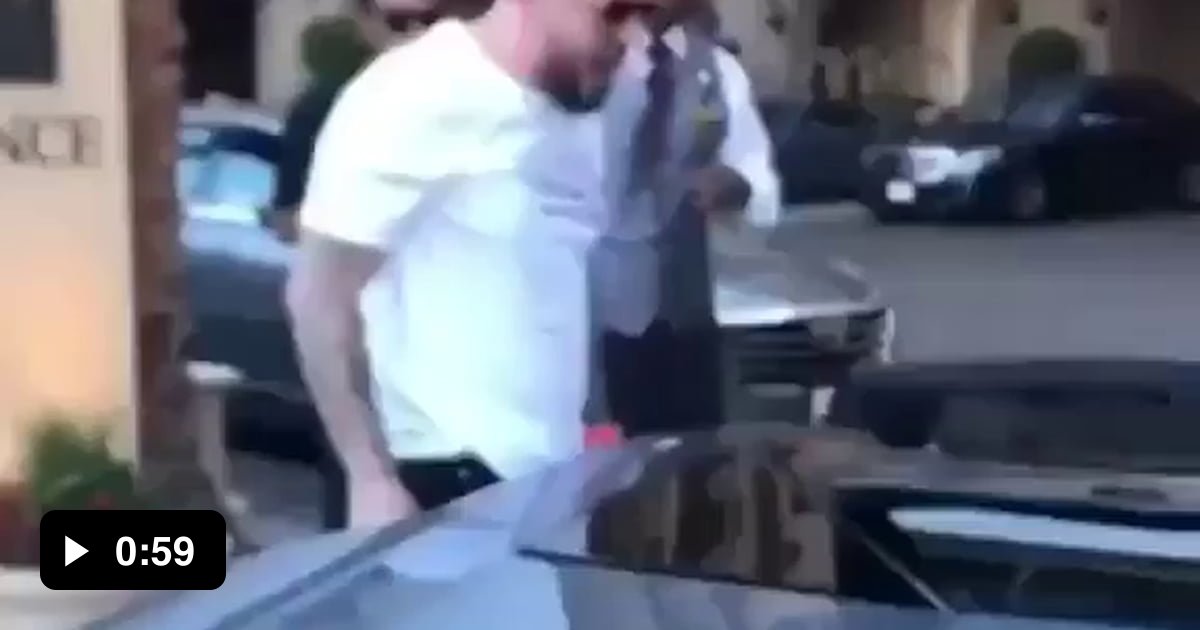 Valet driver gets caught taking a customers 500K car on a joyride - 9GAG