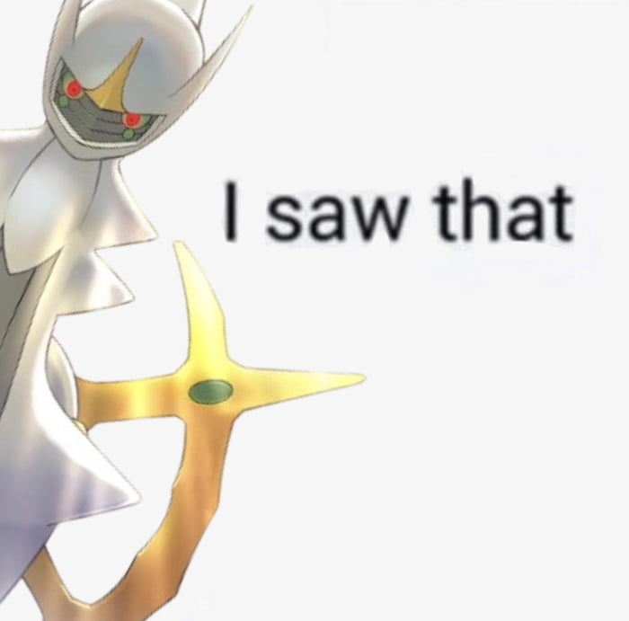 The post above is what arceus is judging (also arceus reaction image ...