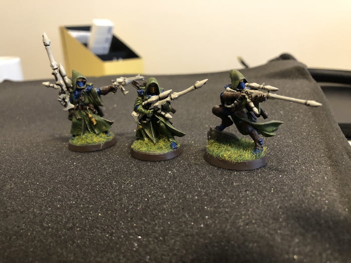 Eldar Alaitoc rangers by me. C&C appreciated - 9GAG