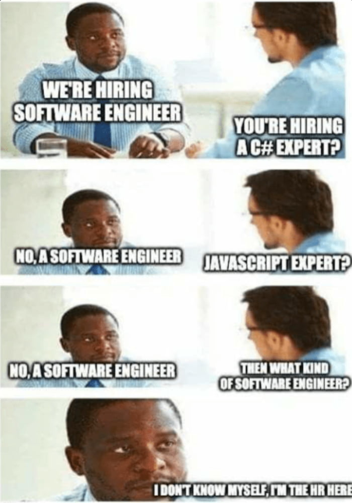 Hiring process these days... - 9GAG