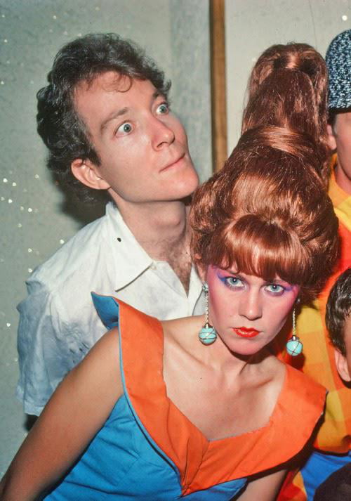 Kate Pierson & Fred Schneider (B-52's) in the late 70s - 9GAG