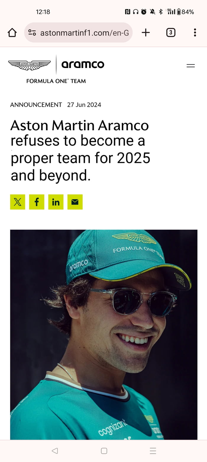 Aston Martin announces Dum fuk as their driver for 2025 and beyond - 9GAG