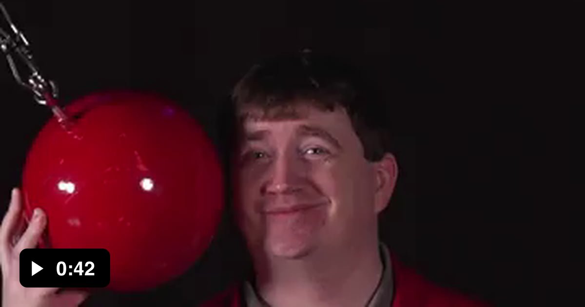 Physics Experiment Bowling Ball to the Head 9GAG
