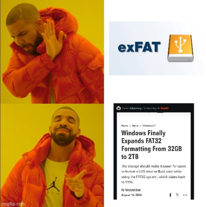 Who needs support for files >4GB anyway - 9GAG