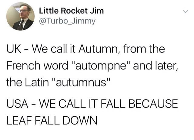 autumn vs fall semester