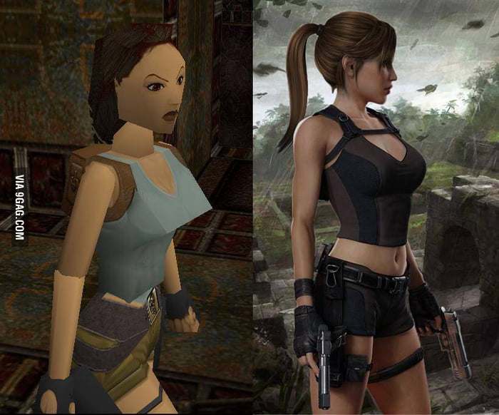 The Evolution Of Lara Crofts Boobs 9gag 4029