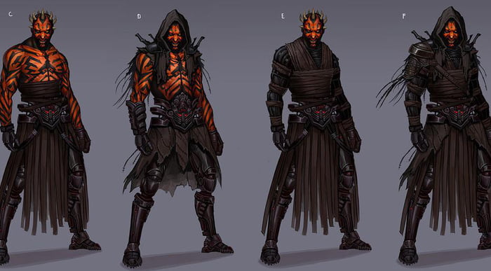 Concept Art For A Darth Maul Video Game It Would Ve Been Awesome 9GAG