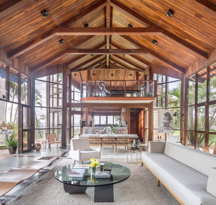 Six 1 Eight 8 Open Plan House by Debaixo do Bloco Architects Brazil - Cozy ...
