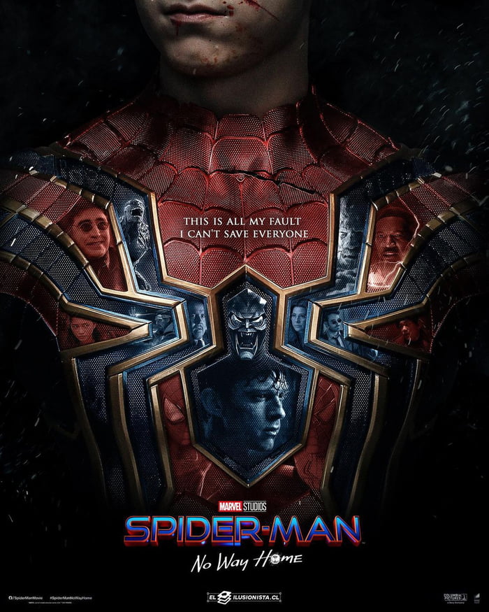 Spider-Man: No Way Home poster by @ on Insta - 9GAG