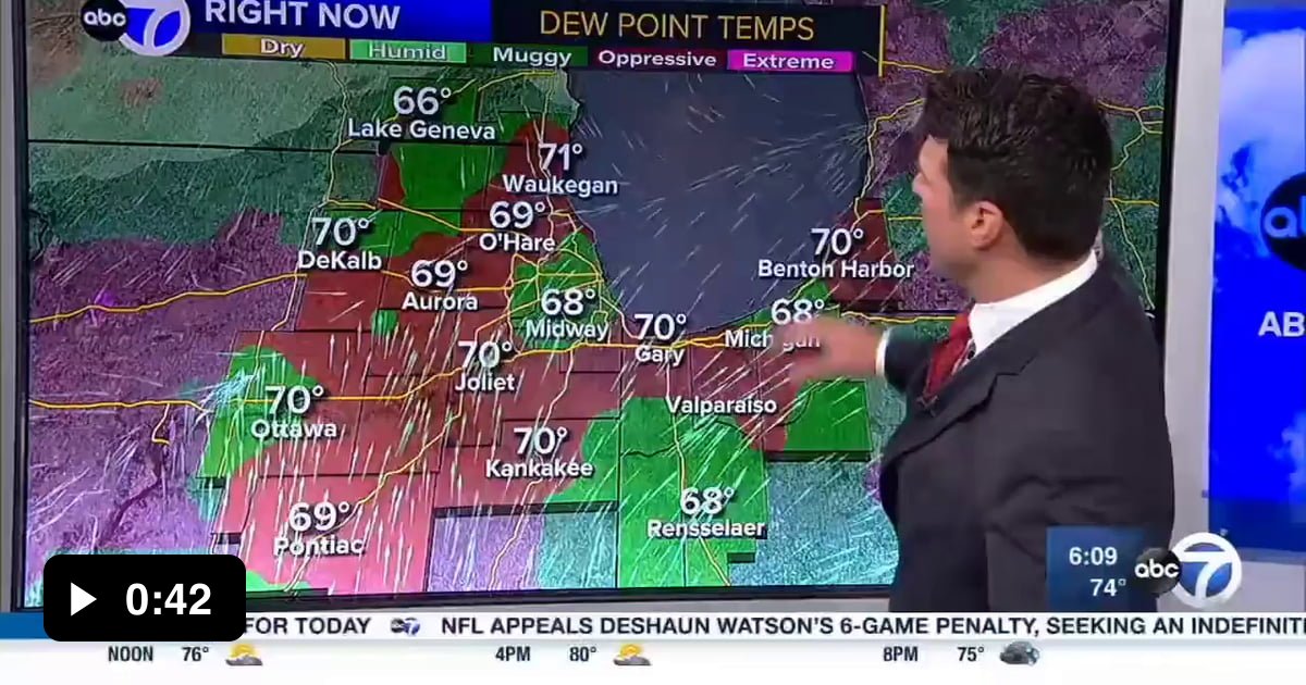 Weatherman finds out he had a touch screen the whole time 9GAG