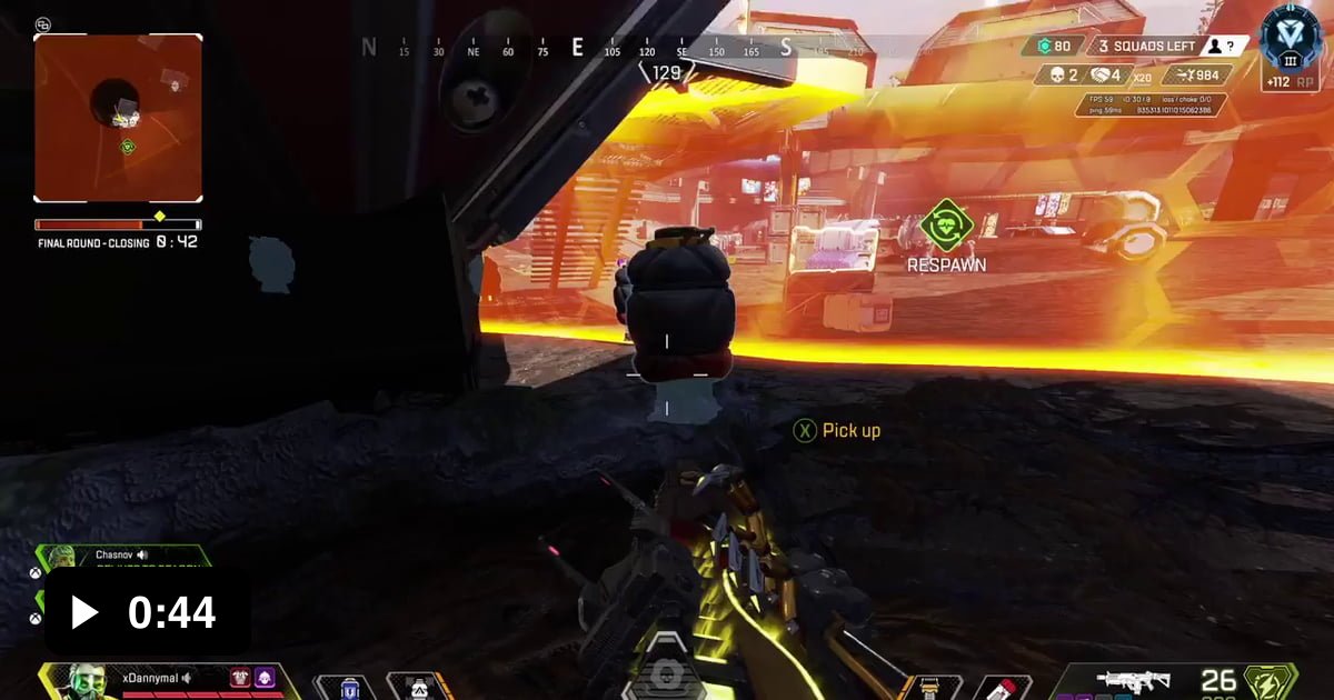 What’s more annoying than Caustic gas? A rat with 3 thermites & Caustic