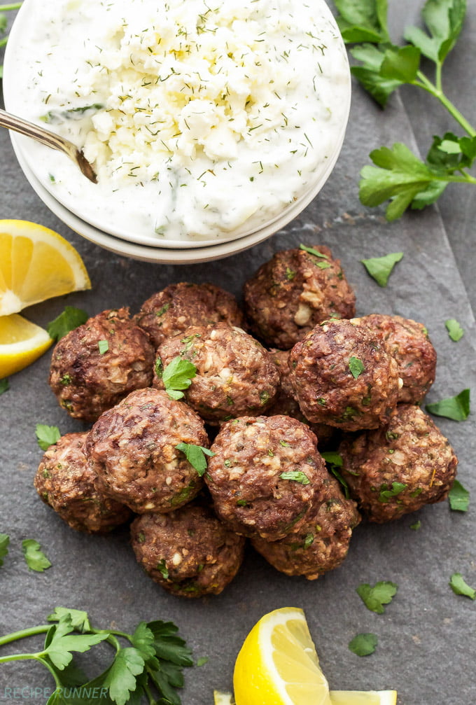 Greek Meatballs with Tzatziki Sauce. - 9GAG