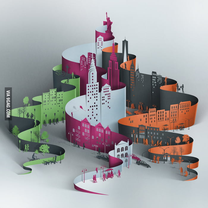 Paper art - 9GAG