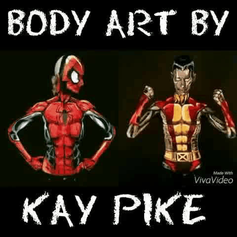 This chick, Kay Pike... hmmmmmmm only covered in paint! ! - 9GAG