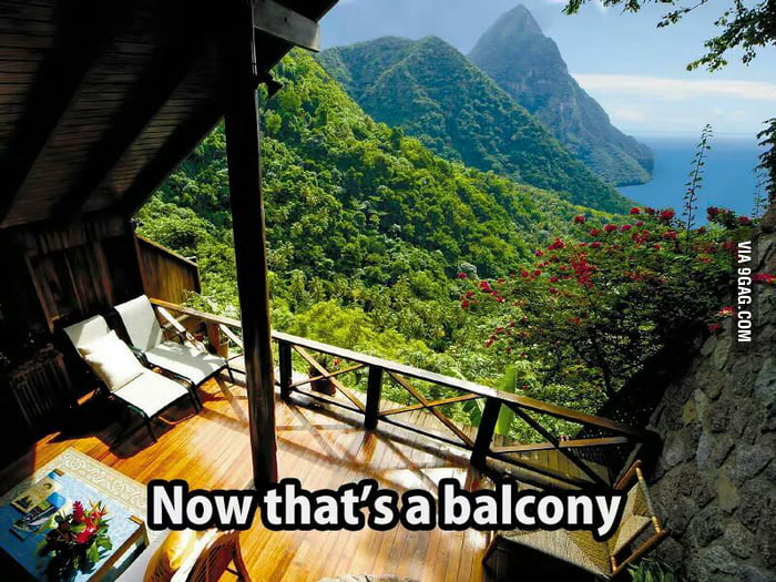 Balcony goals - 9GAG