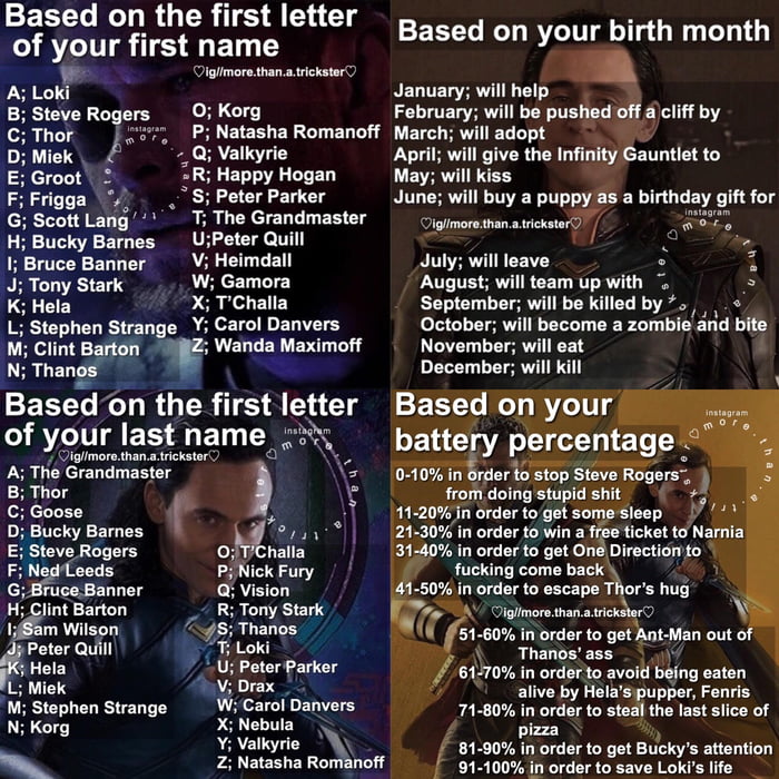 Make your own Endgame Theory - 9GAG