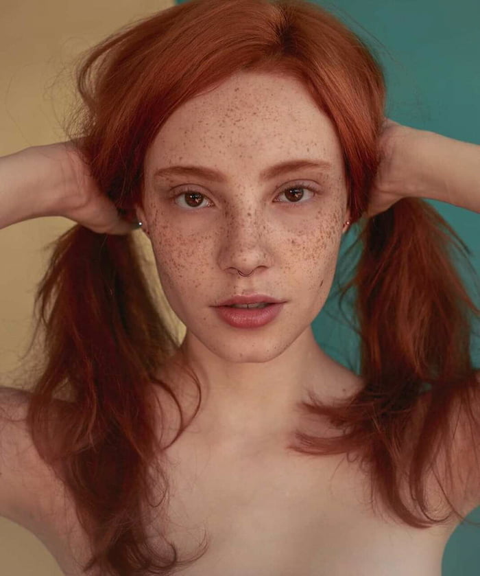 POV wet beauty redhead