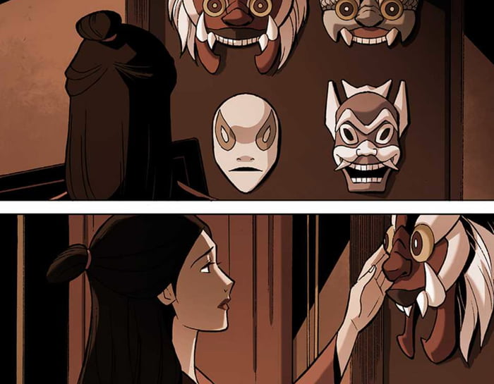 Zuko's mask originally was his mother's (The Search, Part 1) 9GAG