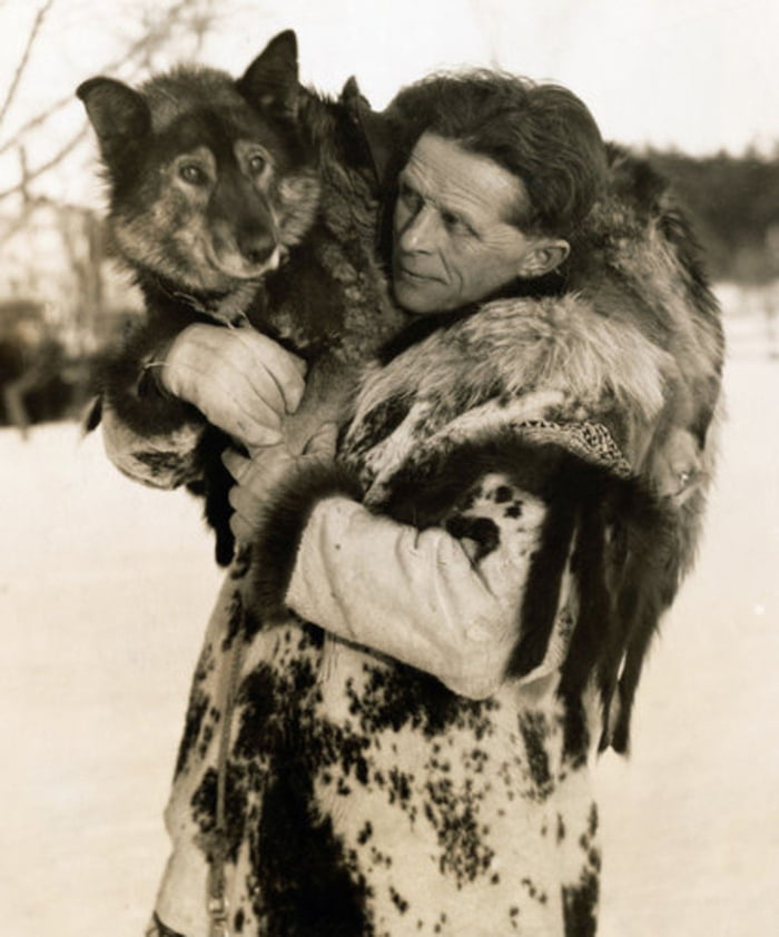 Leonhard Seppala And Togo The Dog Seppala And His Sled Dog Team Braved 