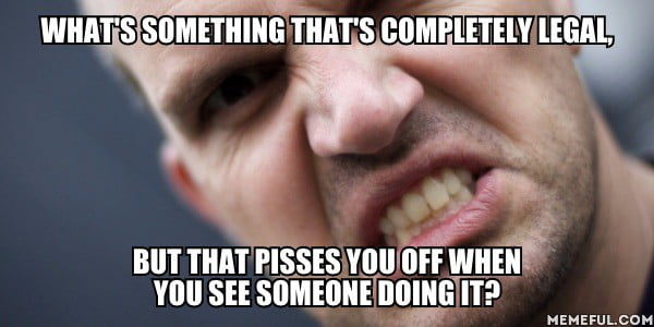 Not flushing a public toilet, humans @#$%